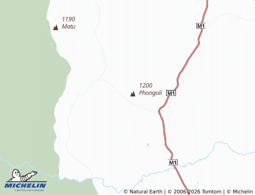 Mappa MICHELIN Mphongoli - ViaMichelin