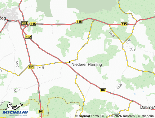 MICHELIN Sernow map - ViaMichelin