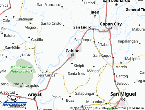 Mappa MICHELIN Cabiao - ViaMichelin