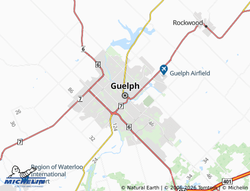 MICHELIN Guelph map - ViaMichelin