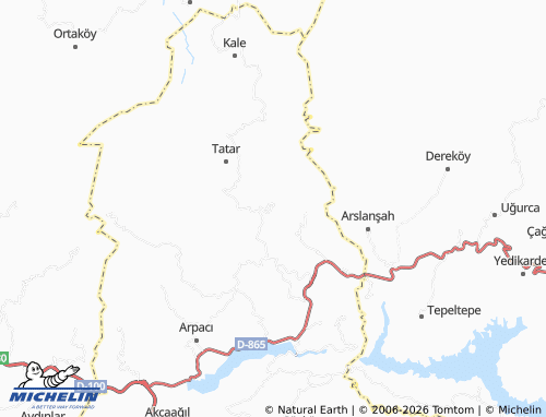 MICHELIN Yamaç map - ViaMichelin