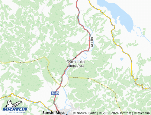Mappa MICHELIN Oštra Luka - ViaMichelin