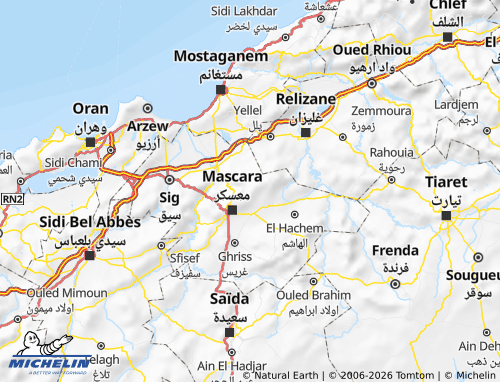 Mapa MICHELIN Ayn Faris - ViaMichelin