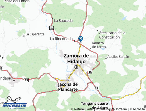 Mapa MICHELIN Francisco J. Mújica - ViaMichelin