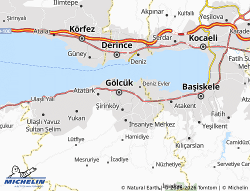 MICHELIN Şehitler map - ViaMichelin