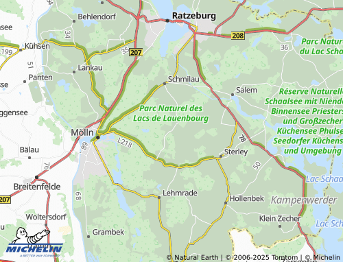 MICHELIN Horst map - ViaMichelin
