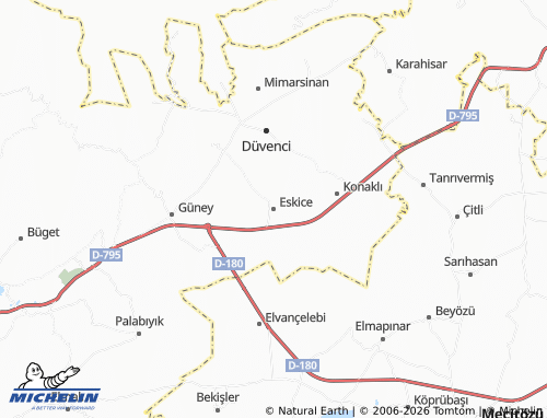 Mapa MICHELIN Eskice - ViaMichelin