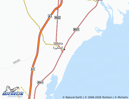 Mappa MICHELIN al-Sakhayrah - ViaMichelin