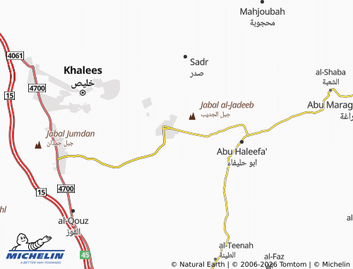 MICHELIN-Landkarte al-Tal'ah 2 - ViaMichelin