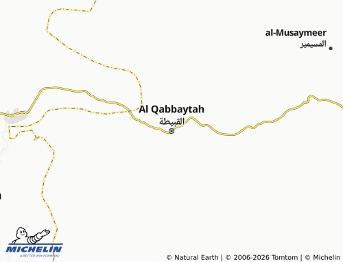 MICHELIN-Landkarte Al Qabbaytah - ViaMichelin