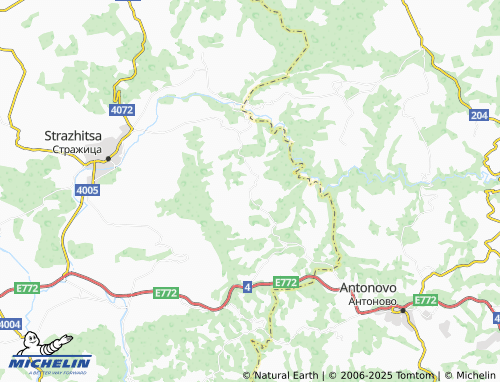 MICHELIN Novo Gradishte map - ViaMichelin