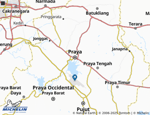 Carte MICHELIN Praya - ViaMichelin