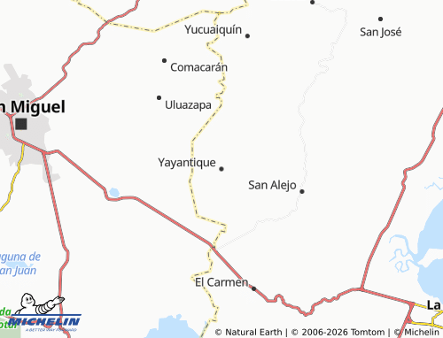 MICHELIN Yayantique map - ViaMichelin