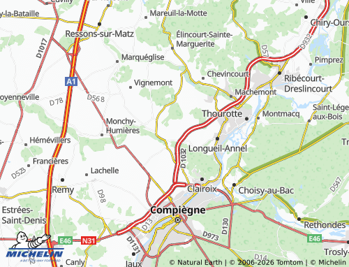 Mapa MICHELIN Giraumont - ViaMichelin