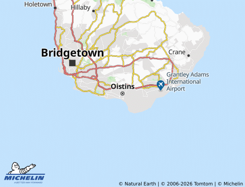 Mappa MICHELIN Oistins - ViaMichelin