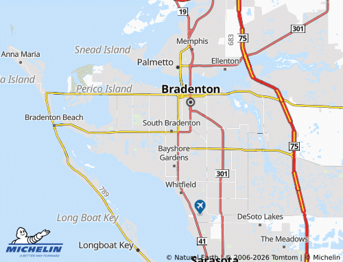 Mappa MICHELIN South Bradenton - ViaMichelin