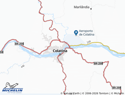 Mapa MICHELIN Maria das Graças - ViaMichelin