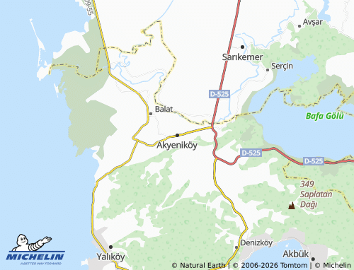 MICHELIN Akyeniköy map - ViaMichelin
