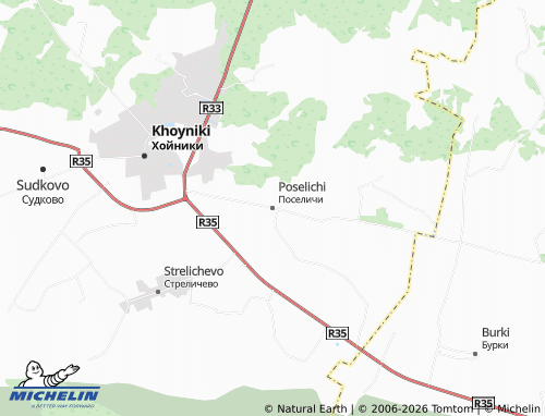MICHELIN Poselichi map - ViaMichelin