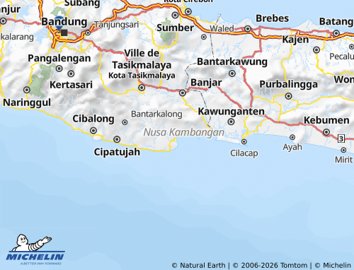 MICHELIN-Landkarte Pangandaran - ViaMichelin