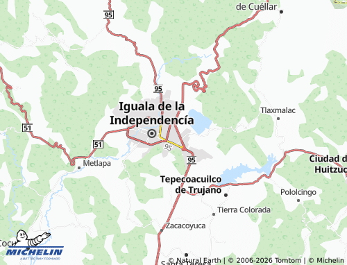 Mapa MICHELIN San Carlos - ViaMichelin