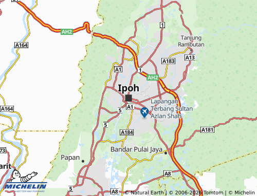 Carte MICHELIN Ipoh - ViaMichelin