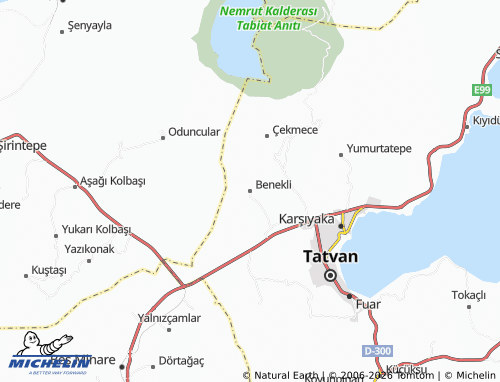 Mappa MICHELIN Benekli - ViaMichelin