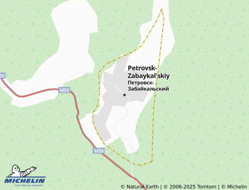 Carte MICHELIN Petrovsk-Zabaykal'skiy - ViaMichelin