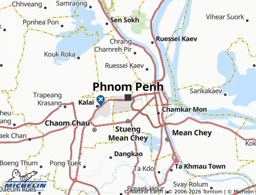 Mappa MICHELIN Phnom Penh - ViaMichelin