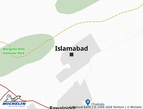 Mapa MICHELIN Islamabade - ViaMichelin