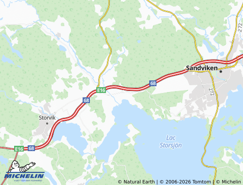 MICHELIN Hillsta map - ViaMichelin