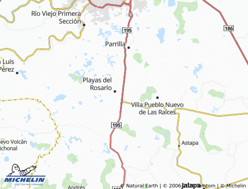MICHELIN Gracias México map - ViaMichelin