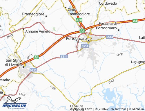 Mapa MICHELIN Teson - ViaMichelin