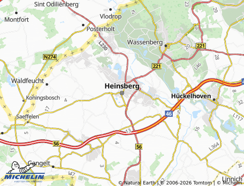 Kaart MICHELIN Heinsberg - ViaMichelin