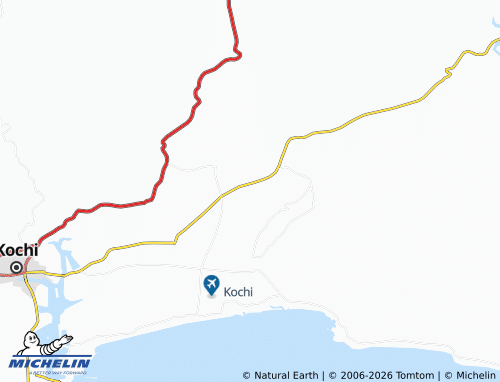 Mapa MICHELIN Tosa-Yamada - ViaMichelin
