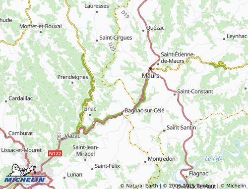MICHELIN Serres map - ViaMichelin