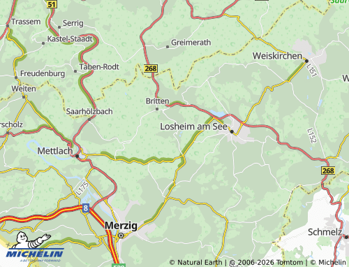 MICHELIN Hausbach map - ViaMichelin