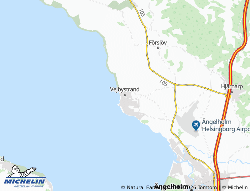 Carte MICHELIN Vejbystrand - ViaMichelin