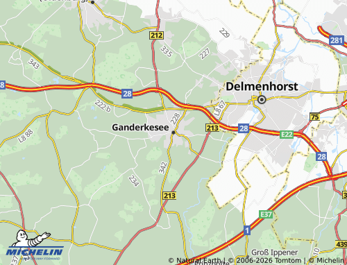 MICHELIN Ganderkesee map - ViaMichelin