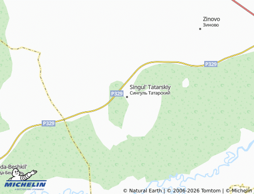 MICHELIN-Landkarte Singul' Tatarskiy - ViaMichelin