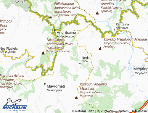 MICHELIN Ampeliona map - ViaMichelin