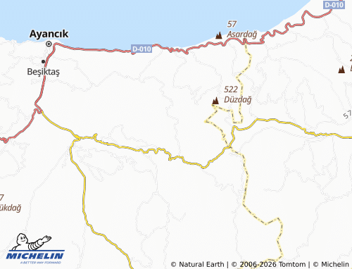 MICHELIN Hatıp map - ViaMichelin