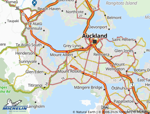Mapa MICHELIN Mount Albert - ViaMichelin