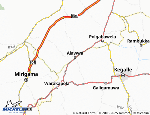 MICHELIN Alawwa map - ViaMichelin