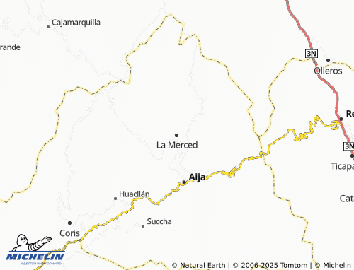 MICHELIN La Merced map - ViaMichelin