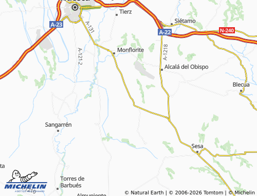 MICHELIN Albero Alto map - ViaMichelin