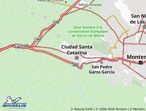 MICHELIN Zimix Leones map - ViaMichelin
