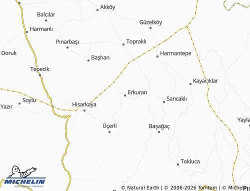 Mappa MICHELIN Erkuran - ViaMichelin
