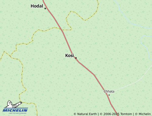 MICHELIN Kosi map - ViaMichelin