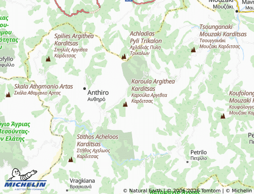 MICHELIN Zervo map - ViaMichelin